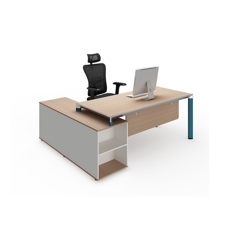 Model KW003 Modern Workstation Set in Bulk - 4-Person Commercial Office Desk & Chair Set for Office Buildings