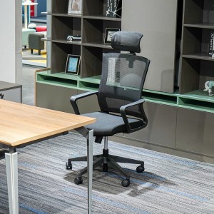 Model BGY001 Wholesale Ergonomic Mesh Chair - Breathable Curved Back with Height-Adjustable Arms for Study, Office, and Long Sitting Sessions