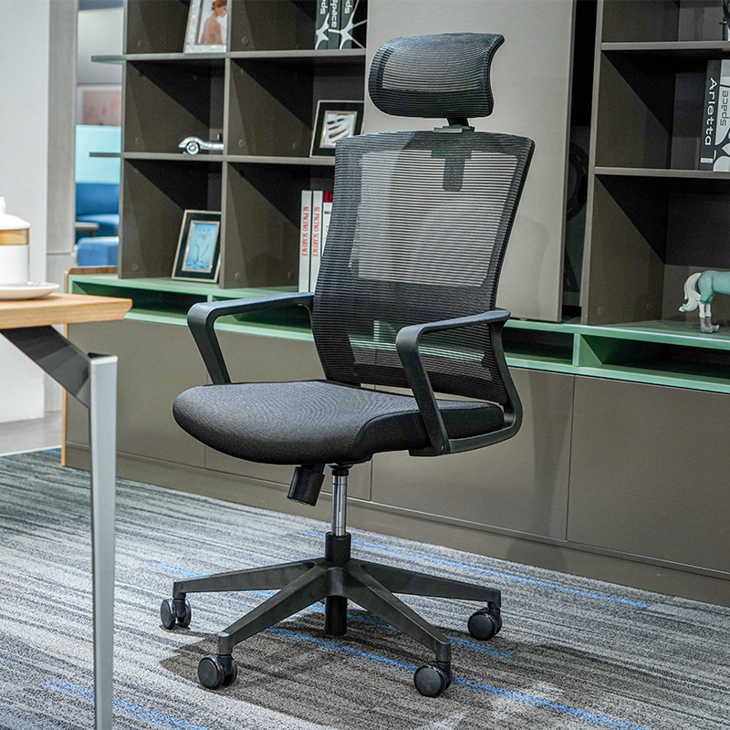 Model BGY001 Wholesale Ergonomic Mesh Chair - Breathable Curved Back with Height-Adjustable Arms for Study, Office, and Long Sitting Sessions